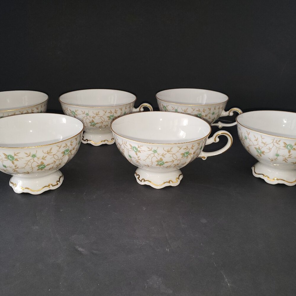 Vintage Mitterteich Lady Patricia Germany 6 Cups Excellent Condition